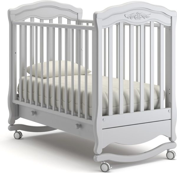 Кроватка детская Гандылян Шарлотта колесо-качалка
