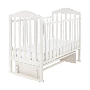 Кроватка детская Sweet Baby Emilia с маятником - Белый