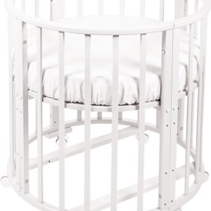 Круглая кроватка-трансформер SWEET BABY Delizia 8 в 1 - Белый