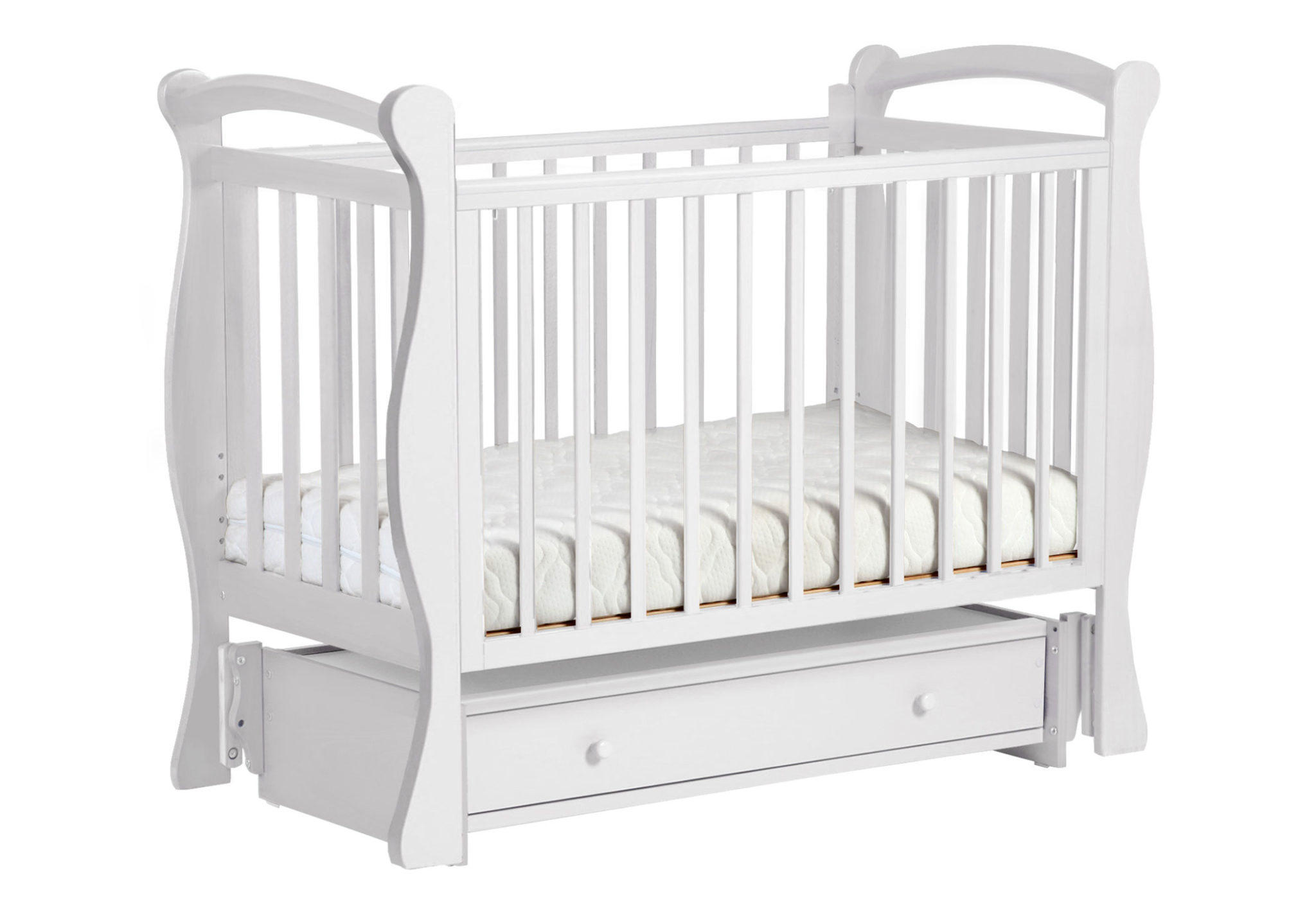 детская кровать маятник для новорожденных